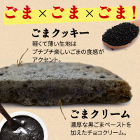 日本 SUPER FOODS JAPAN 超濃黑芝麻奶油餡餅 18個入