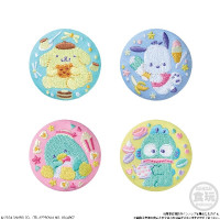 [現貨] 日版 Bandai Sanrio 角色刺繡襟章曲奇 食玩