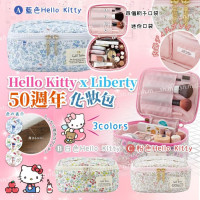 Hello Kitty x Liberty 50週年的化妝包