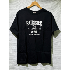 Spao 短袖Tee - 黑(patissier)- L碼