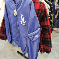 MLB LA 棒球款外套 (藍色)