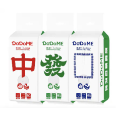 DoDoME 掛抽取式棉柔洗面巾(60片x3包裝)**中發白期間限定**