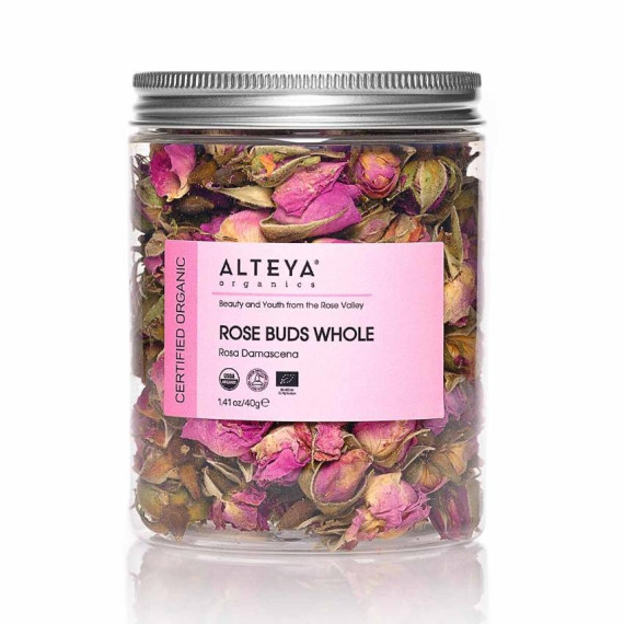 Alteya Organics 有機整朵玫瑰花蕾 (大馬士革玫瑰) 40g 買一送二