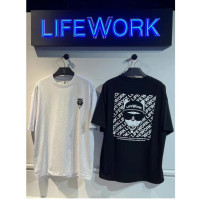 LIFE WORK (黑超狗圖)短袖TEE