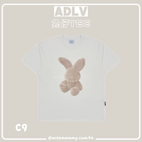 ADLV 兔仔短袖TEE (白色)