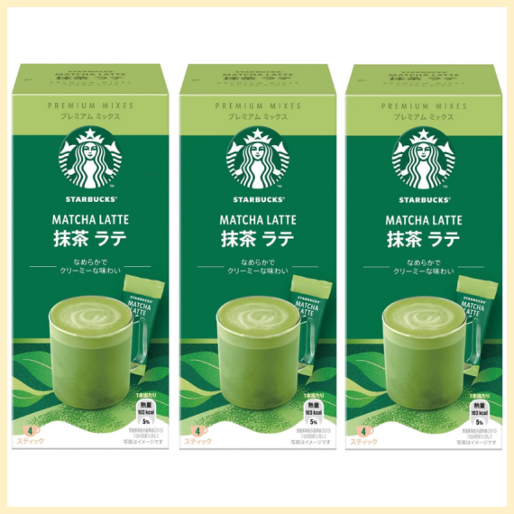 STARBUCKS 高級抹茶拿鐵咖啡棒 4 包 x 3 盒